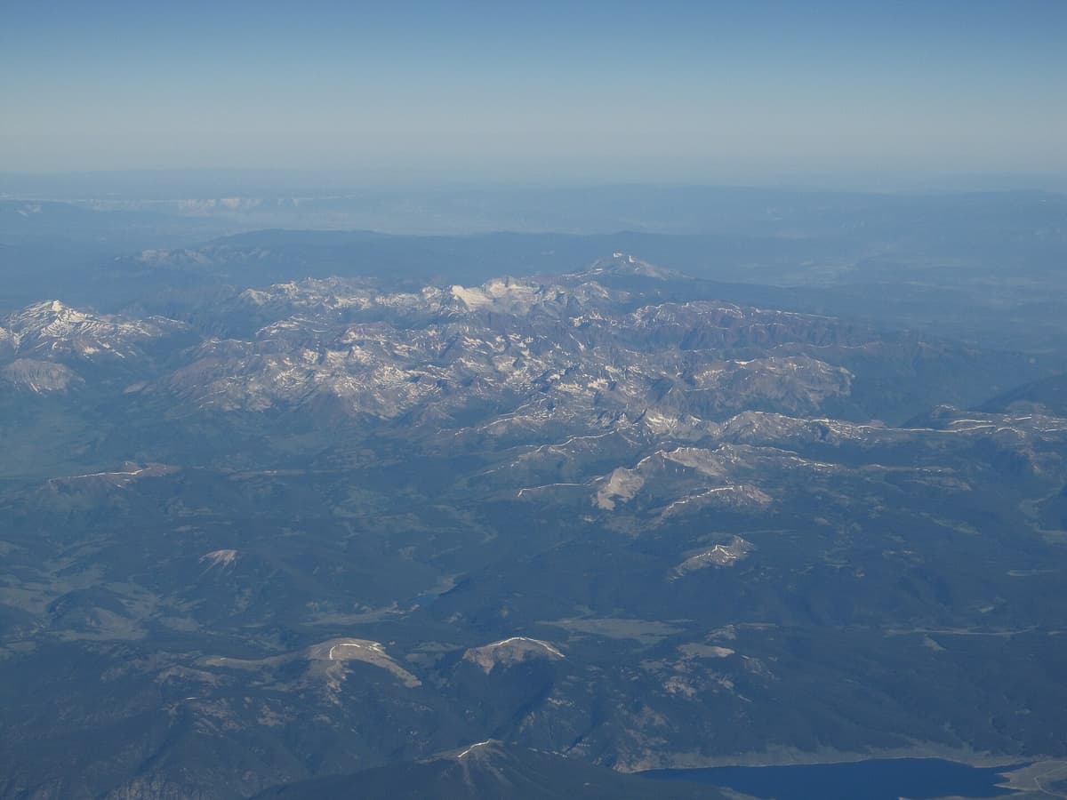 Capitol Peak and the Elk Mountains, one of Colorado's most rugged high ranges