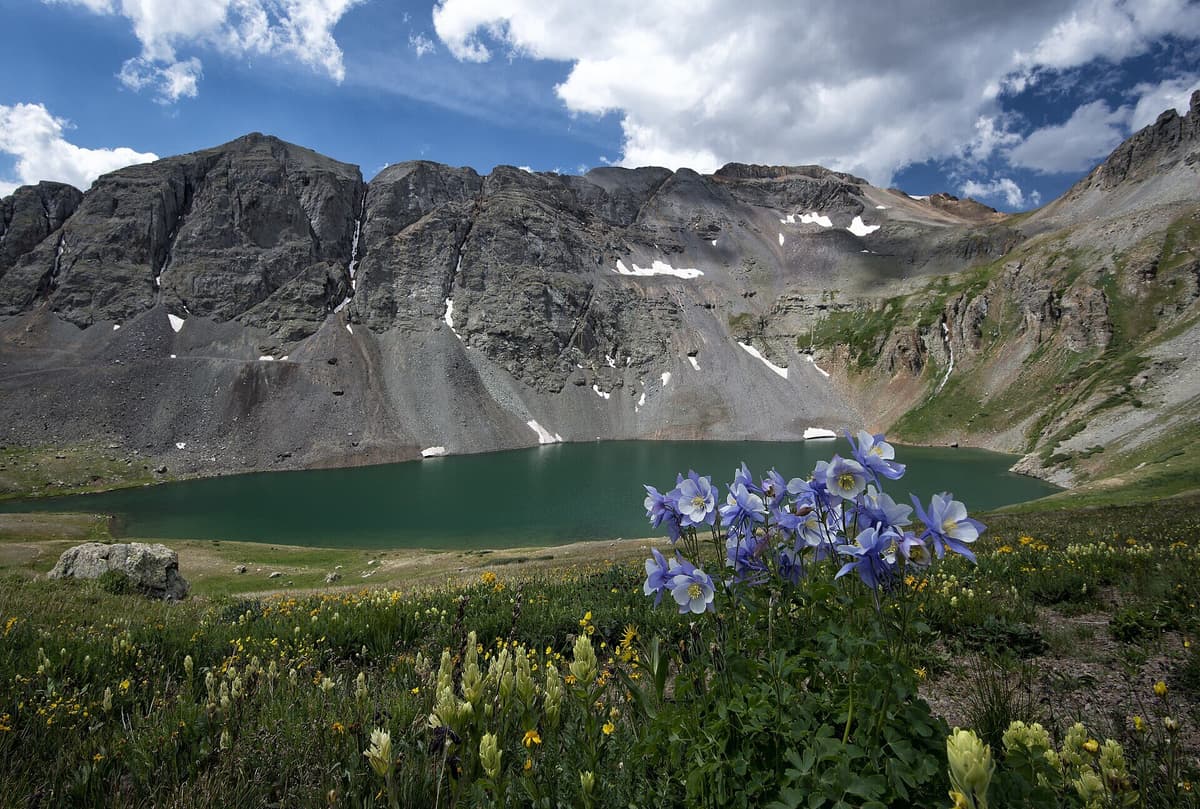 Clear Lake sits at about 12,000 feet above South Mineral Creek Road, reachable by a rough four-wheel-drive road or a long hike
