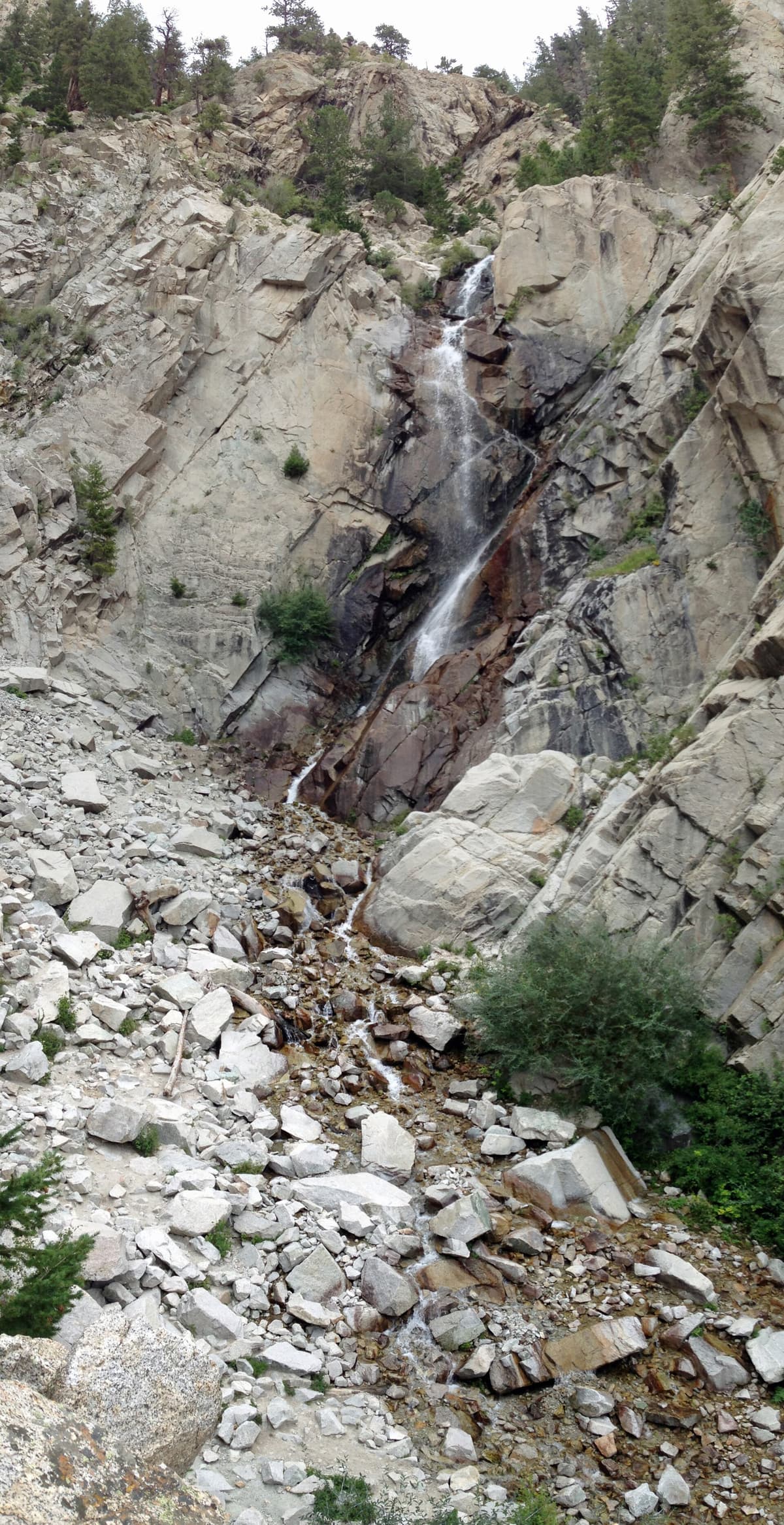 Agnes Vaille Falls in the Chalk Creek drainage near Mount Princeton