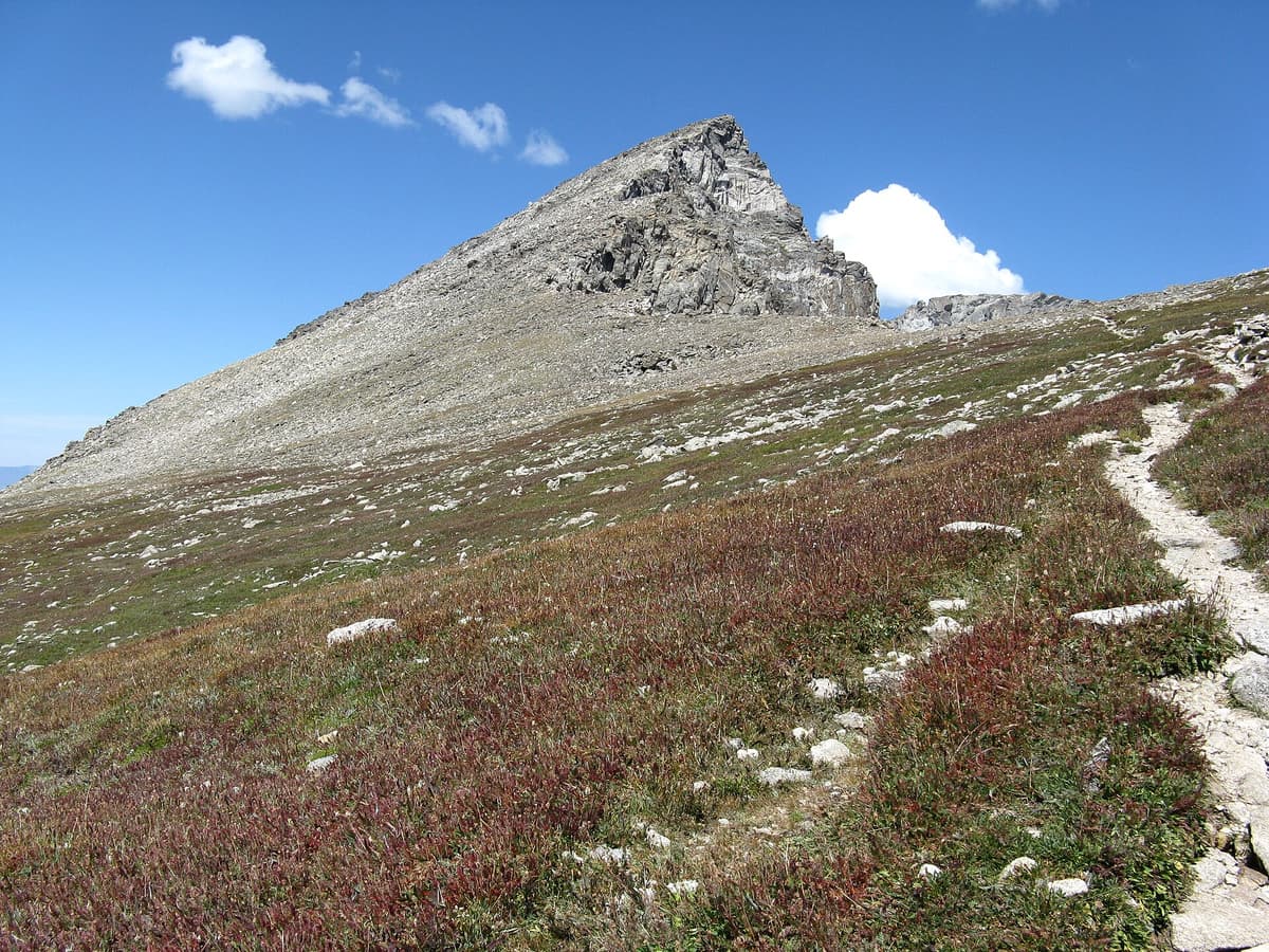 South Arapaho Peak rising above the Indian Peaks Wilderness in Colorado