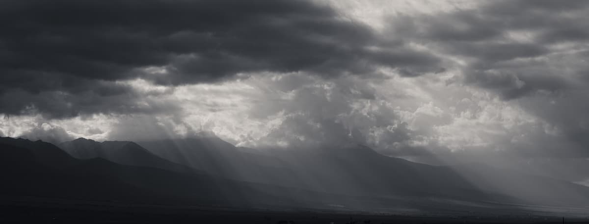 Panorama of the Sangre de Cristo Mountains