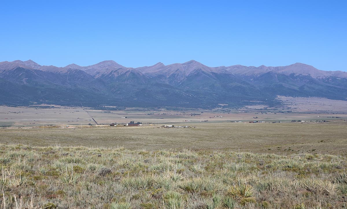Wet Mountain Valley with the Sangre de Cristo Range rising behind it