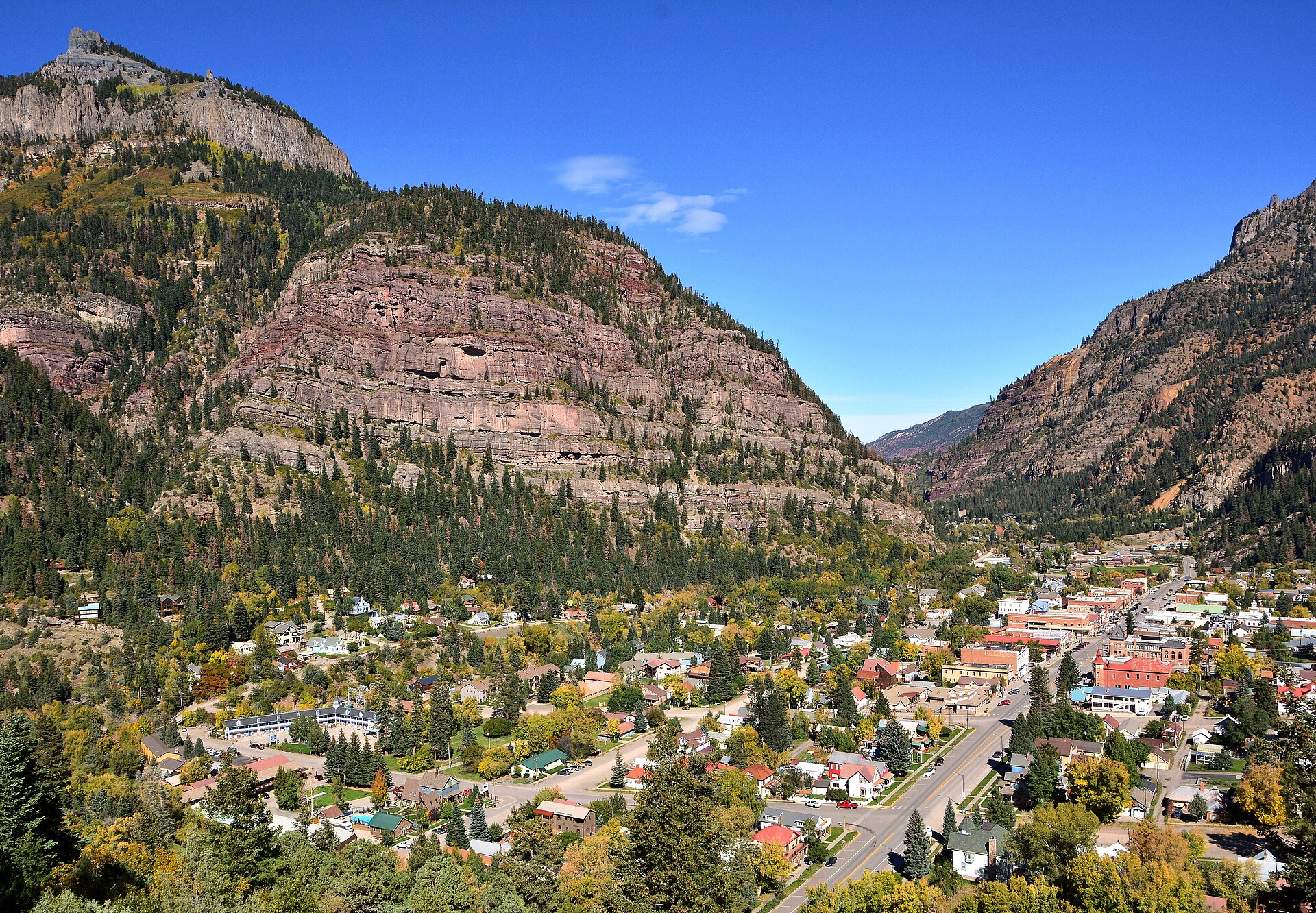 Mountain scenery near Durango and the San Juan range