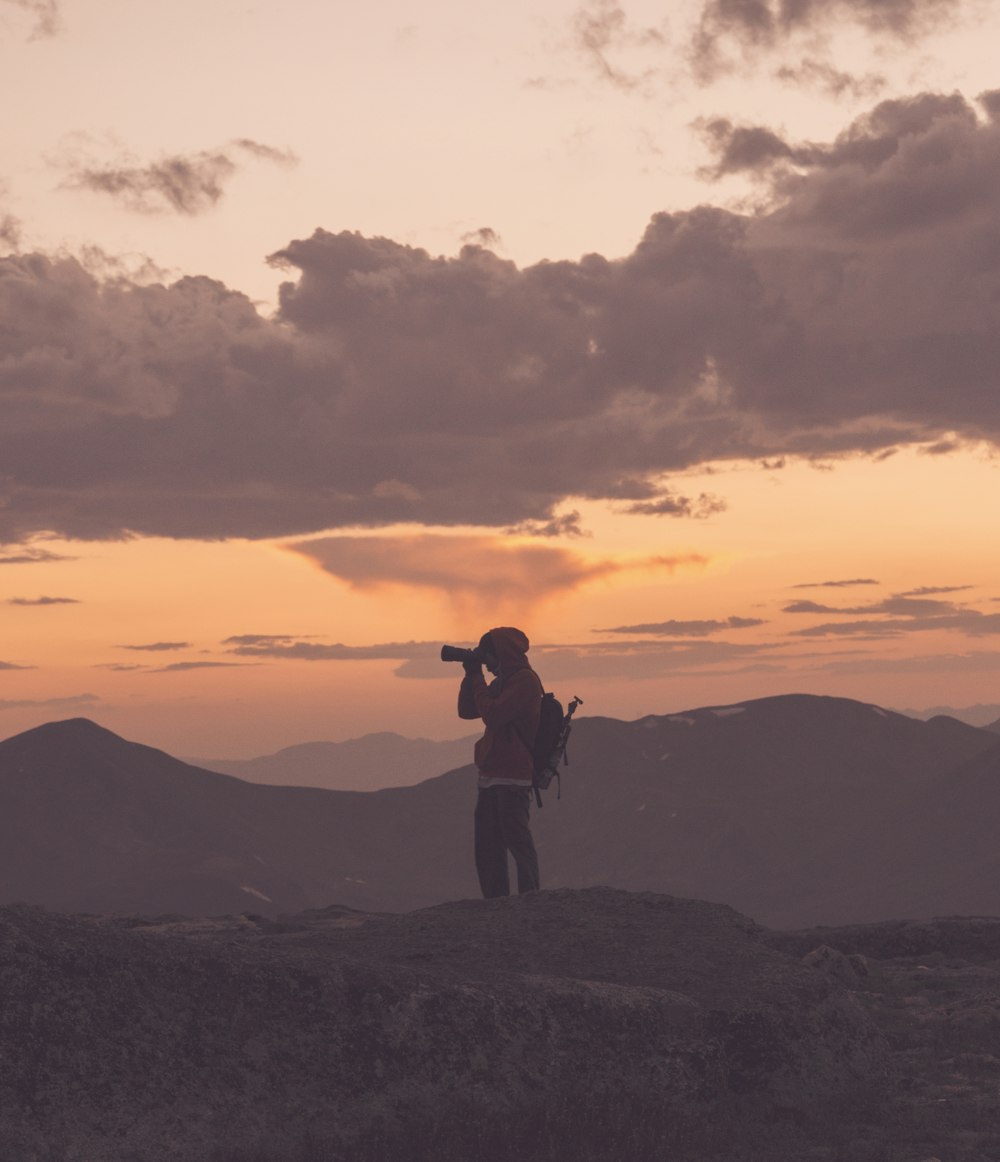 Well-equipped hiker on Colorado mountain trail